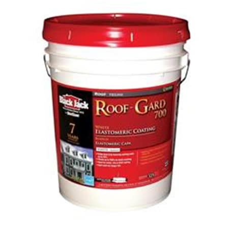Gardner-Gibson 5527-1-30 4.75 gal Black Jack Elastomeric Roof Coating, White GA11911